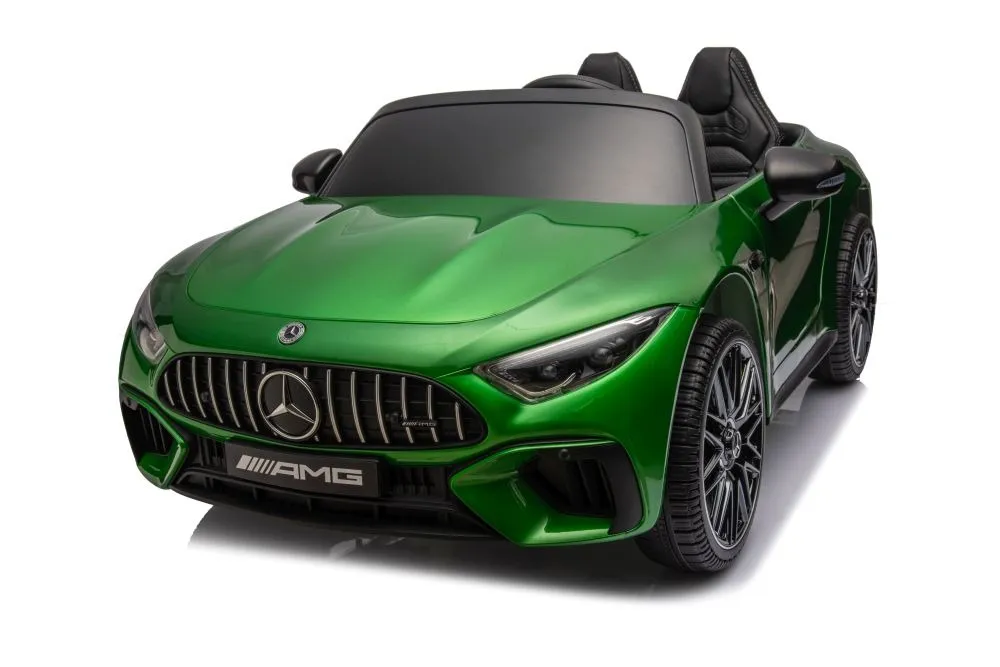 licencirani auto na akumulator mercedes amg sl63 - zeleni/lakirani - slika 6