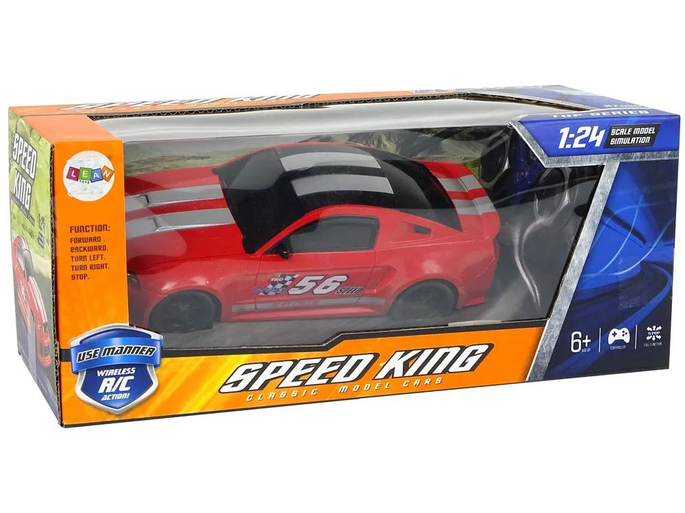 auto na daljinsko upravljanje 1:24 tinted - crveni - slika 7