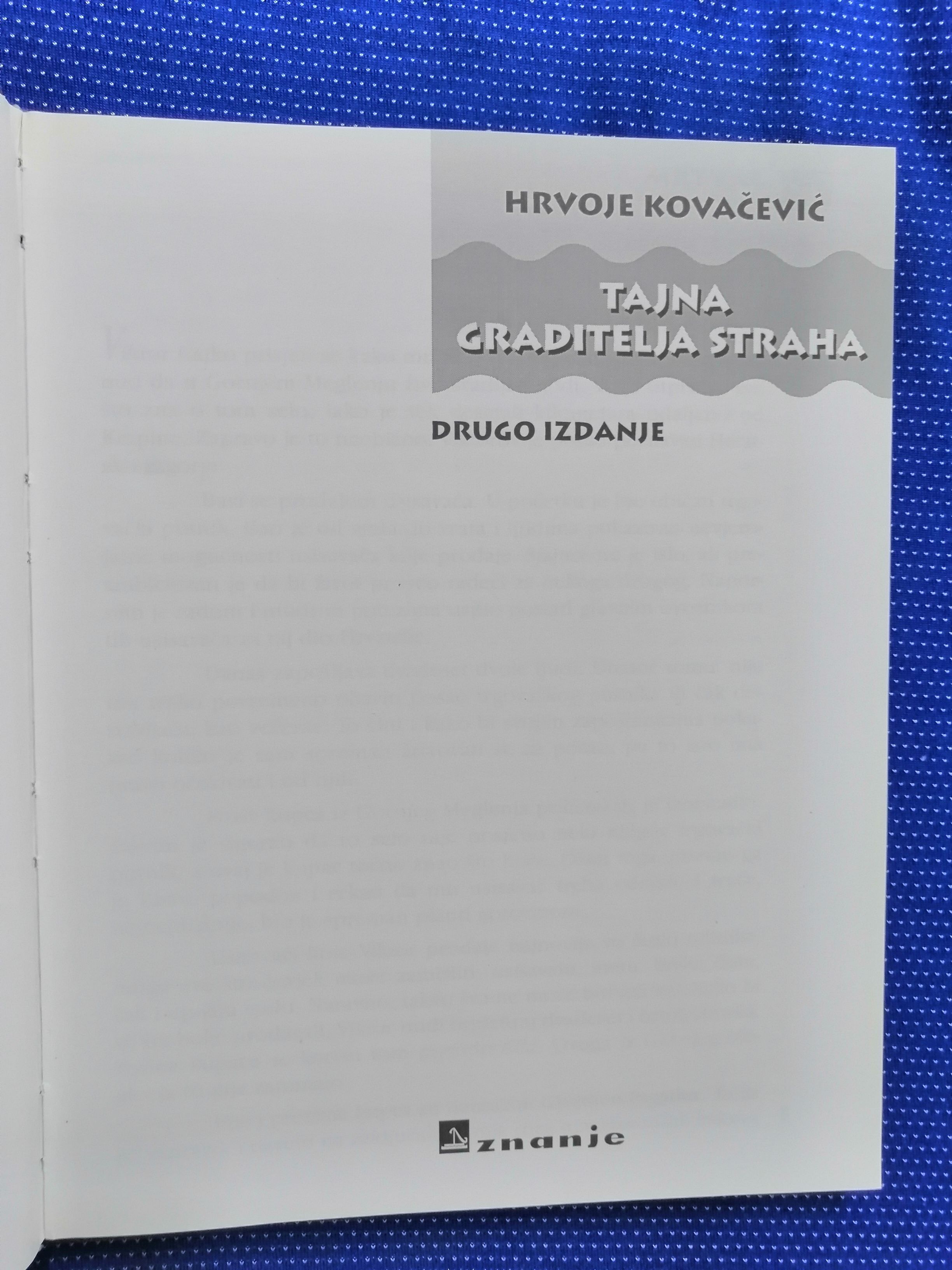 hrvoje kovačević – tajna graditelja straha - slika 2