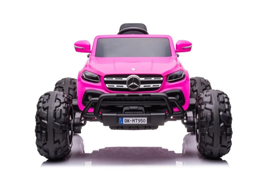 licencirani auto na akumulator mercedes dk-mt950 4x4 - rozi - slika 2