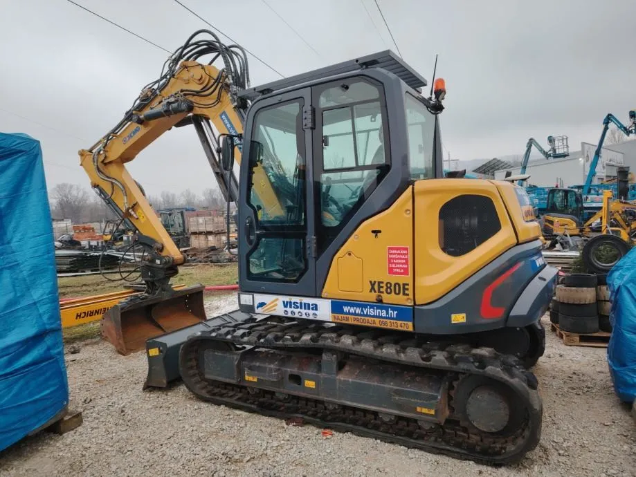 rabljeni bager xcmg xe80 - 9 t, mogućnost najma - slika 2