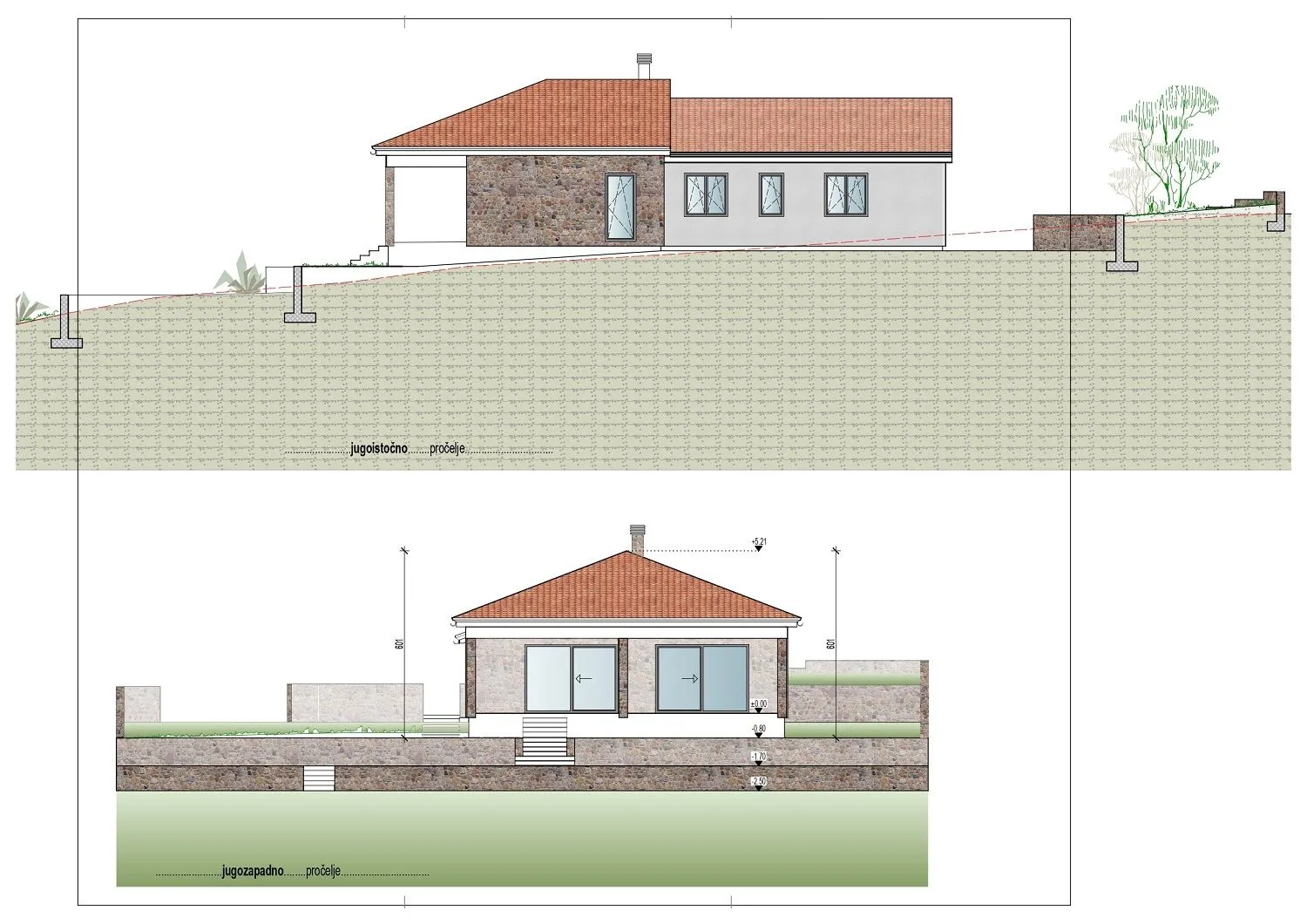 motovun-građevinsko zemljište sa projektom za gradnju - slika 2