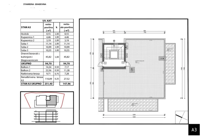 vabriga-dvoetažni stan na prodaji sa krovnom terasom od 110 m2 - slika 21