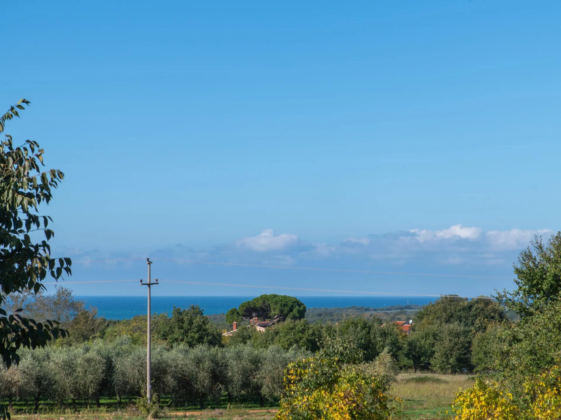 poreč okolica -stan na 1 katu pogled more - slika 10