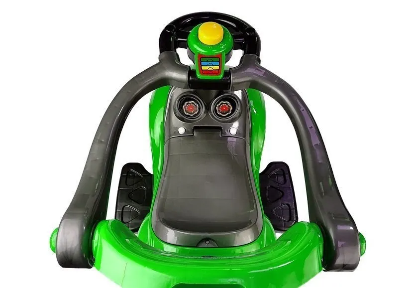 dječja guralica mega car 3in1 - zelena - slika 8
