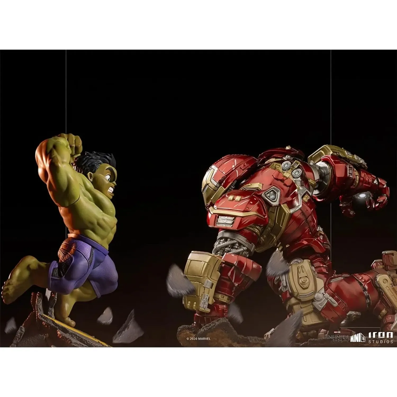 iron studios minico: the infinity saga – hulk figura, 23cm - slika 6