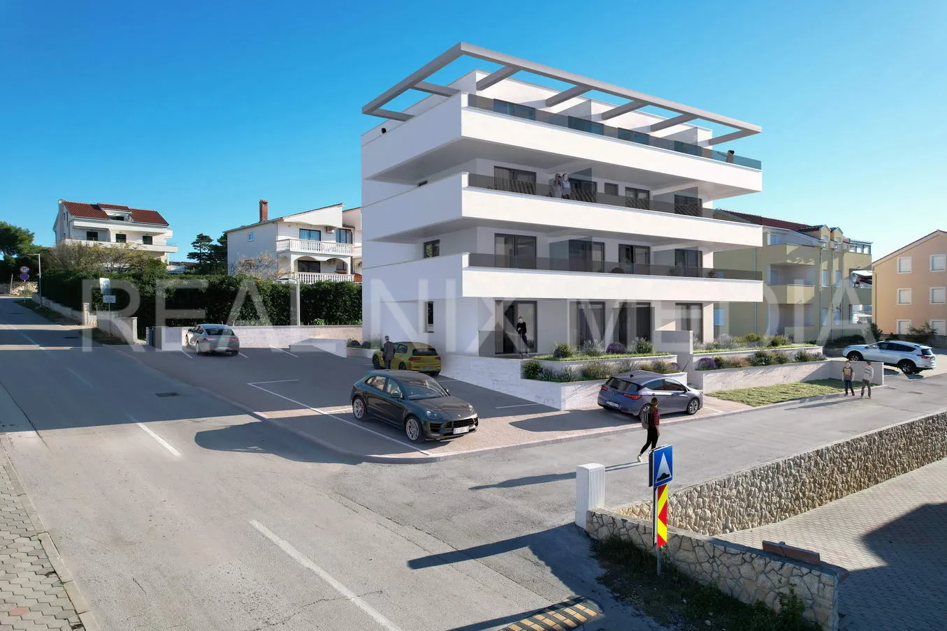 Povljana, Pag – Novogradnja 150 m od mora, 2S+DB, parking - Povljana, Povljana