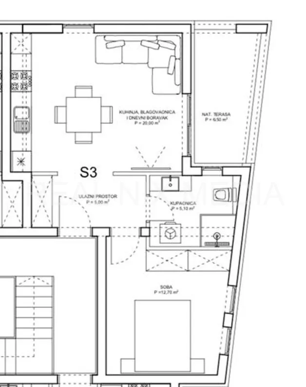 zadar/bokanjac-pretprodaja stanova! 1-sobni apartman! - slika 11