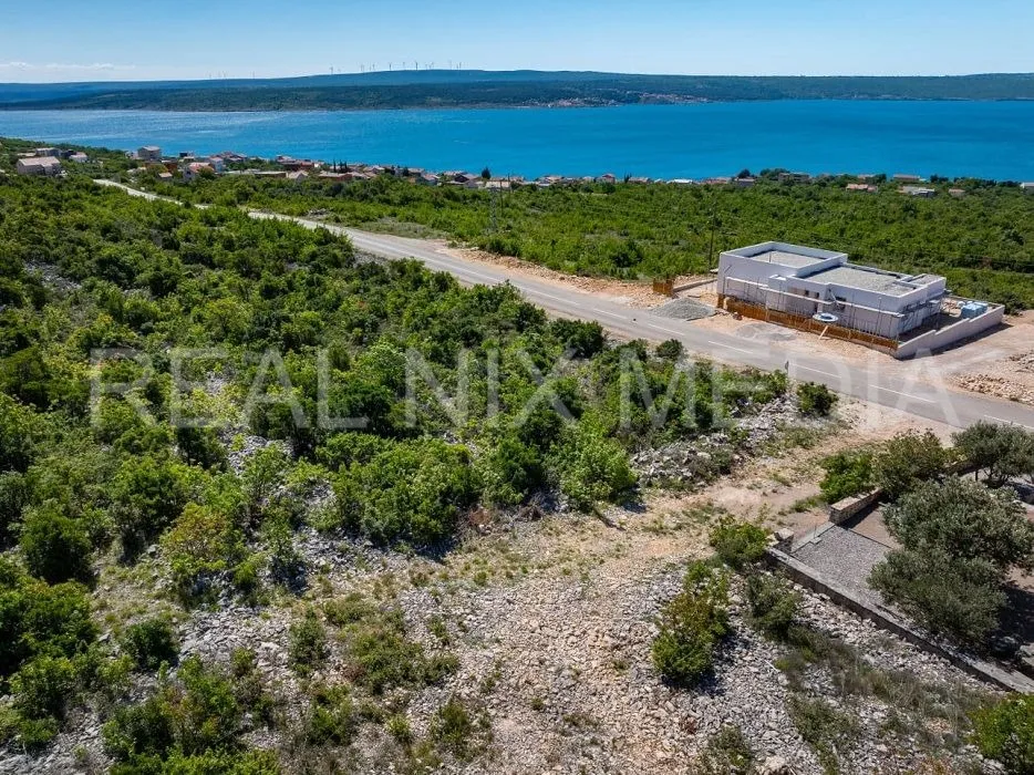 maslenica-građ.zemljištem sa projektom i panoramskim pogledom na more! - slika 3