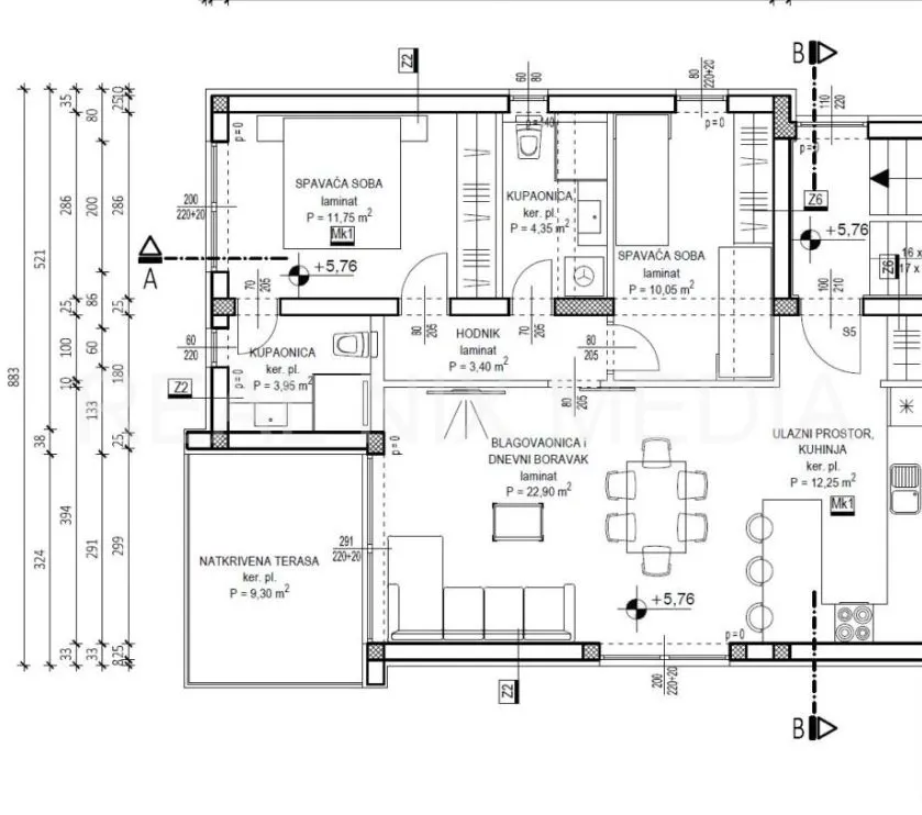 privlaka-penthouse sa pogledom na more! useljivo! - slika 13
