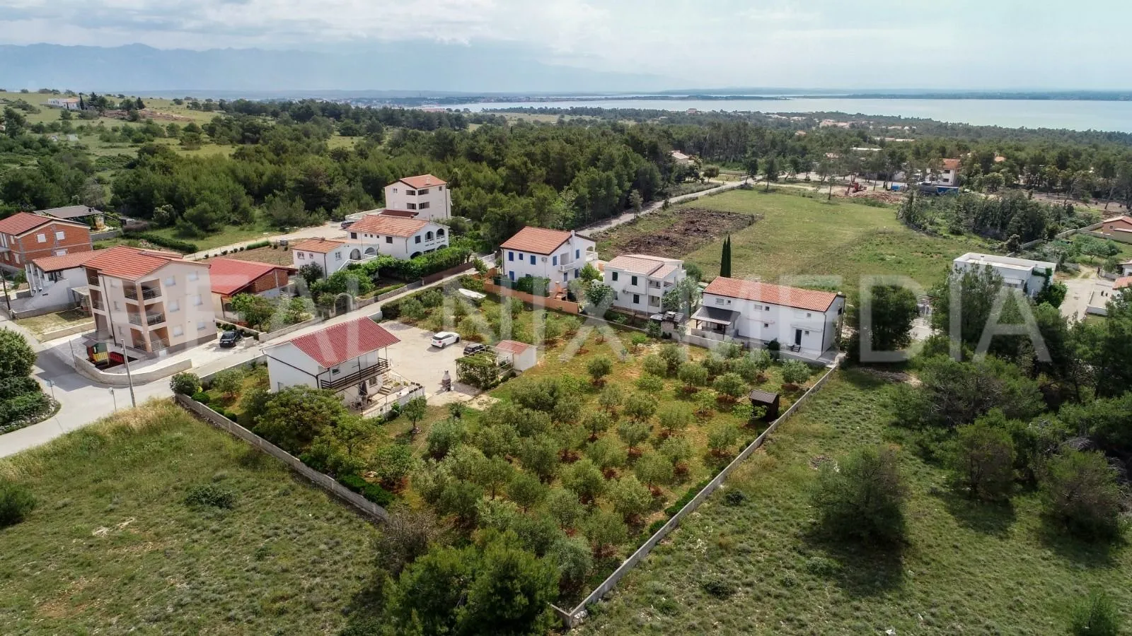 VIR-GRAĐ. ZEMLJIŠTE 2700 m2, POGLED NA MORE! - Vir, Vir