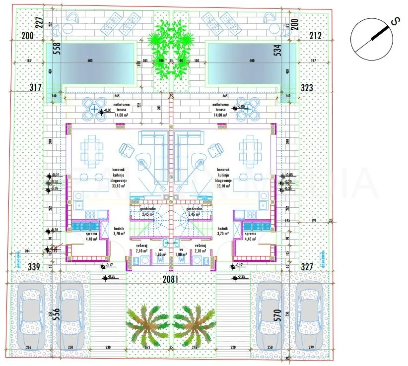 privlaka-luksuzni duplex ! bazen. blizina plaže. - slika 12