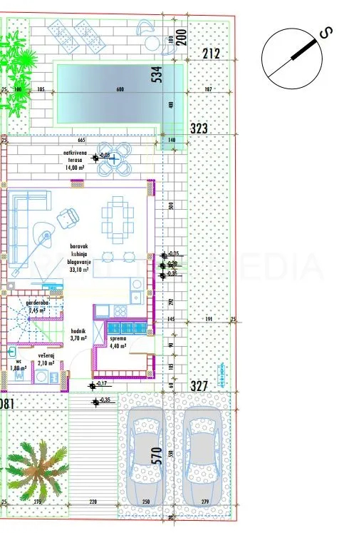 privlaka-luksuzni duplex ! bazen. blizina plaže. - slika 13