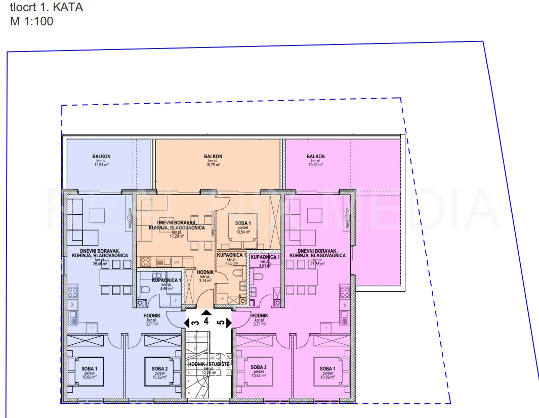 povljana, pag – novogradnja 150 m od mora, 2s+db, parking - slika 4