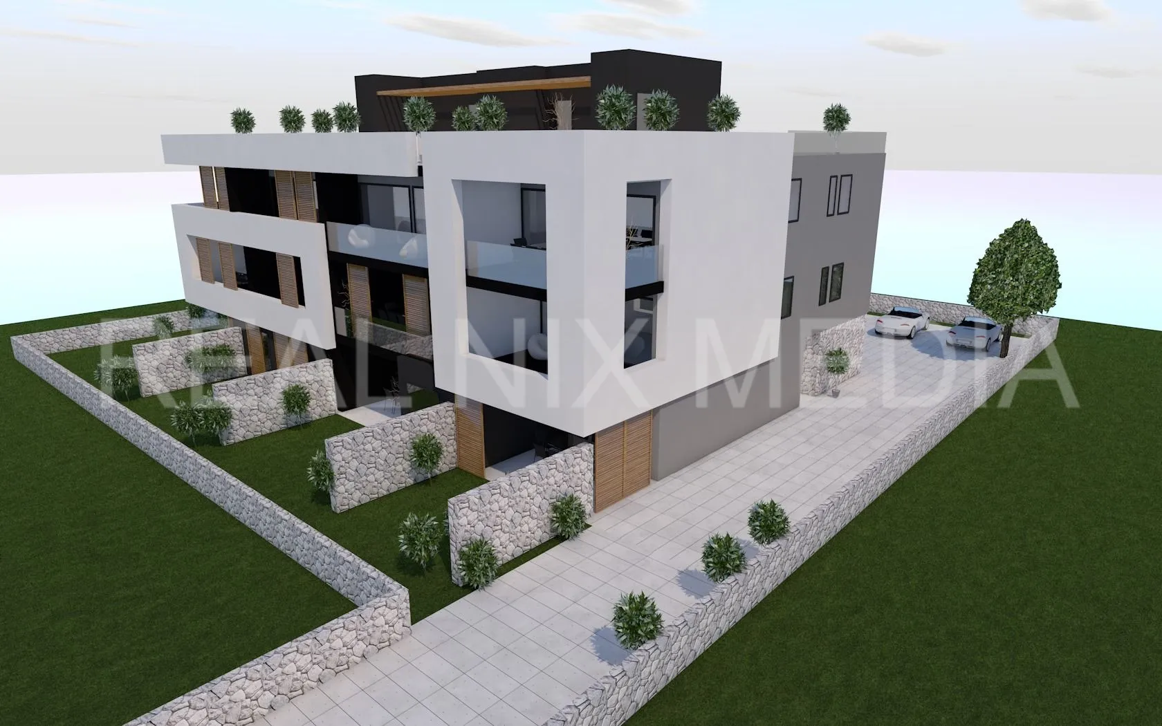 dvoetažni apartman + krovna terasa. jedinstvena lokacija uz more: - slika 3