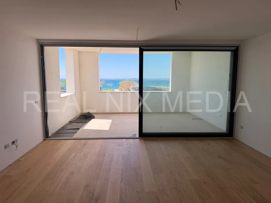 privlaka | luksuzan trosoban apartman 90 m od mora, pogled na more! - slika 1