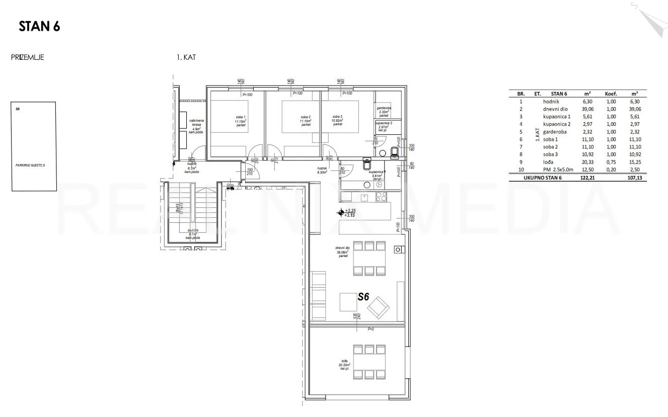 vrhunska novogradnja uz more. apartman - 3 sobe. pogled na more. - slika 15