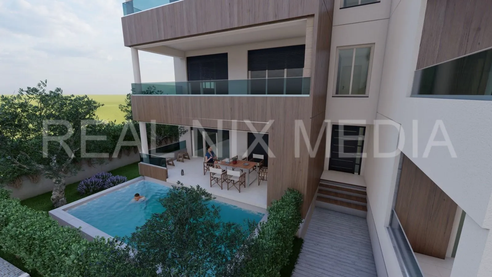 sukošan-penthouse 40 m do mora - jacuzzi - slika 15