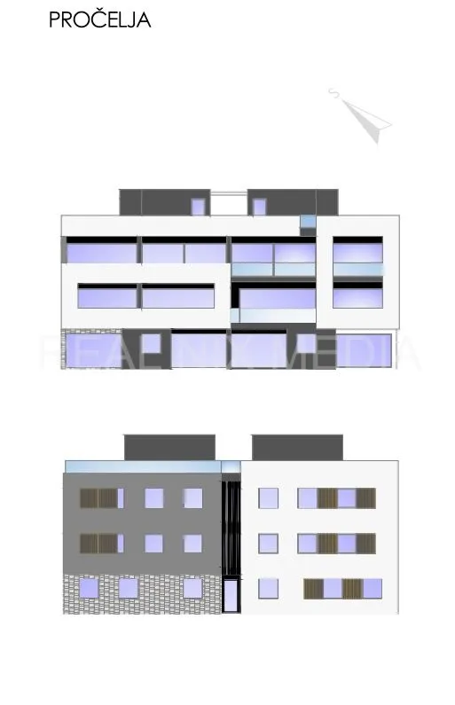 dvoetažni apartman + krovna terasa. jedinstvena lokacija uz more: - slika 9