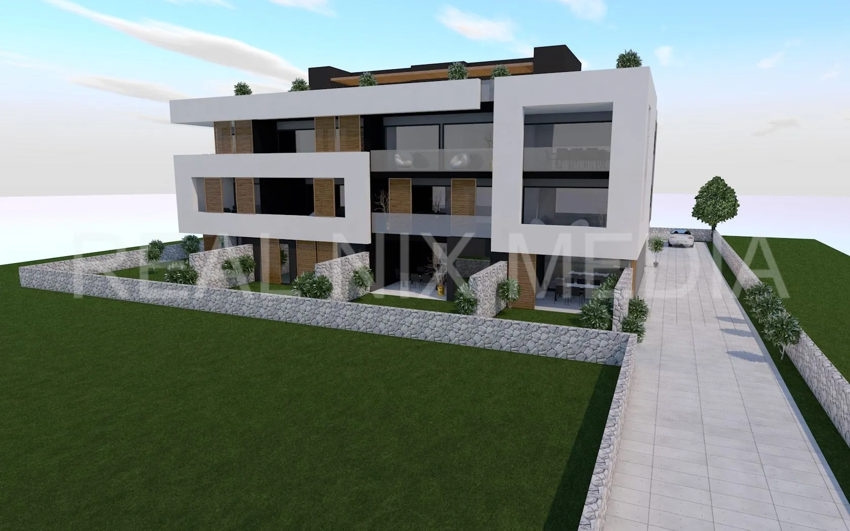 dvoetažni apartman + krovna terasa. jedinstvena lokacija uz more: - slika 6