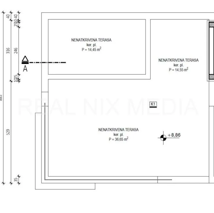privlaka-penthouse sa pogledom na more! useljivo! - slika 12