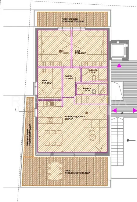borik-penthouse sa pogledom na more! - slika 7