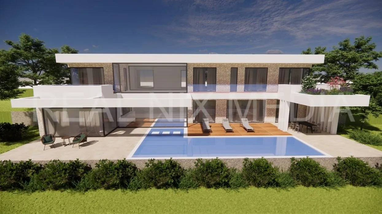 maslenica-građ.zemljištem sa projektom i panoramskim pogledom na more! - slika 7