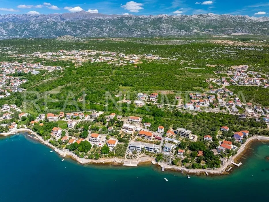 maslenica-građ.zemljištem sa projektom i panoramskim pogledom na more! - slika 2