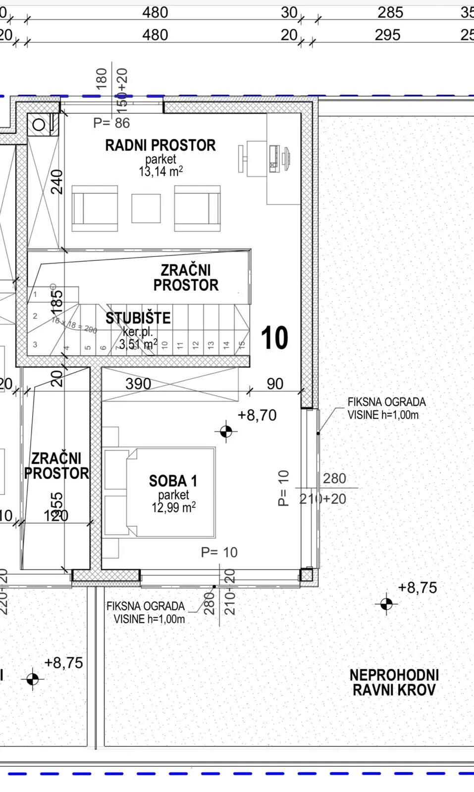 dvoetažni stan u novogradnji 103.66 m2, povljana - pag - slika 10