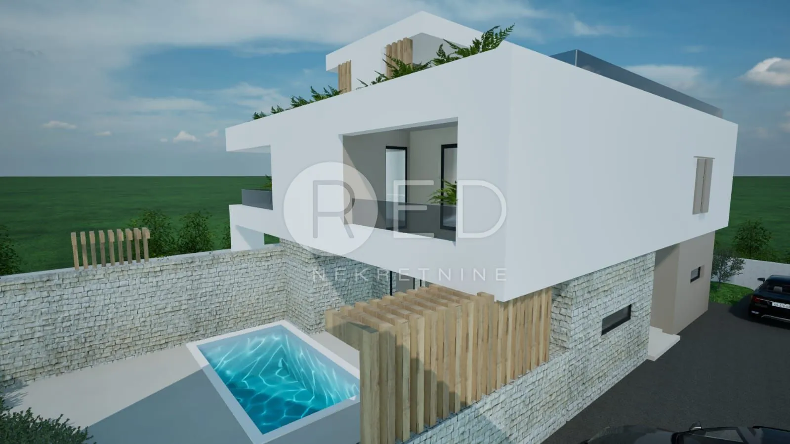 vodice zemljište s građ dozvolom - slika 6