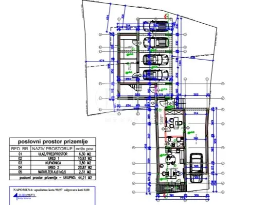 stan (poslovni prostor) 44 m2, donji grad osijek - slika 11