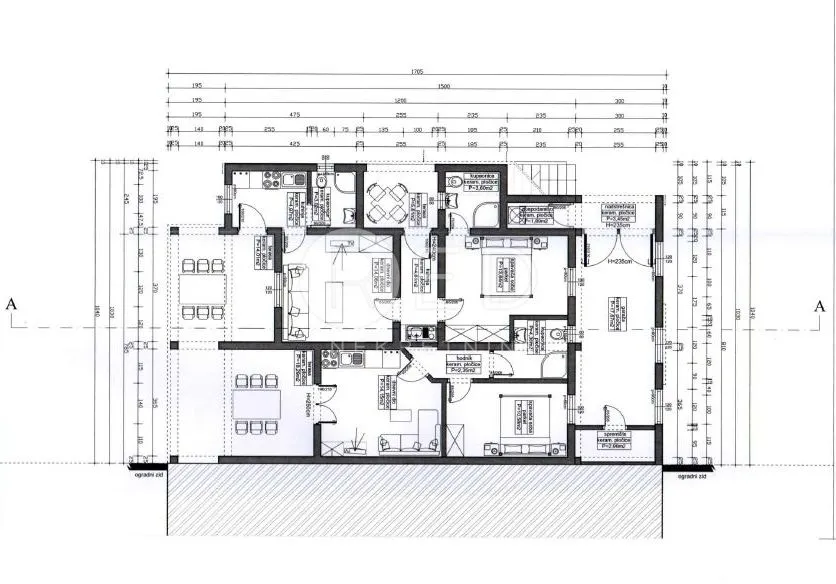 mandre kuća 275 m2/ 4 apartmana - slika 14
