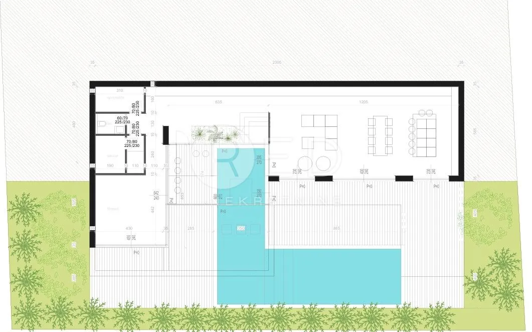 građevinsko zemljište 700 m2 s projektom - maslenica - slika 9