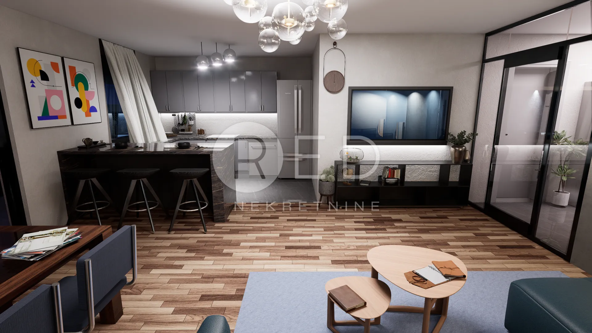 stan u novogradnji 86 m2, 2. kat, jug ii - slika 6