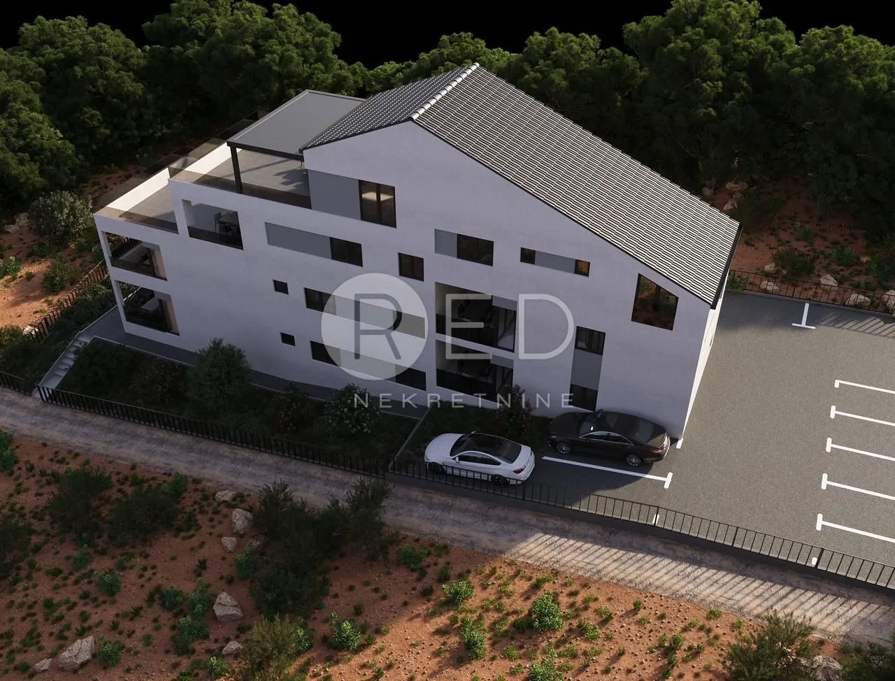 prekrasan stan s4 sa dvije spavaće sobe 50 m2 - mandre - slika 2