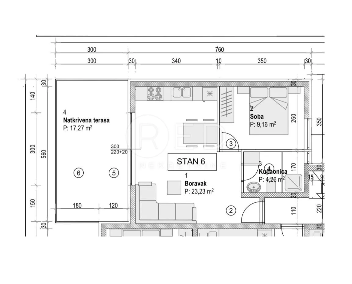 atraktivna novogradnja 36.65 m2, 300 m od mora, povljana, pag - slika 9