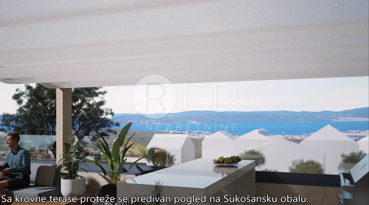 sukošan luksuzna 3 stana s krovnom terasom - slika 4