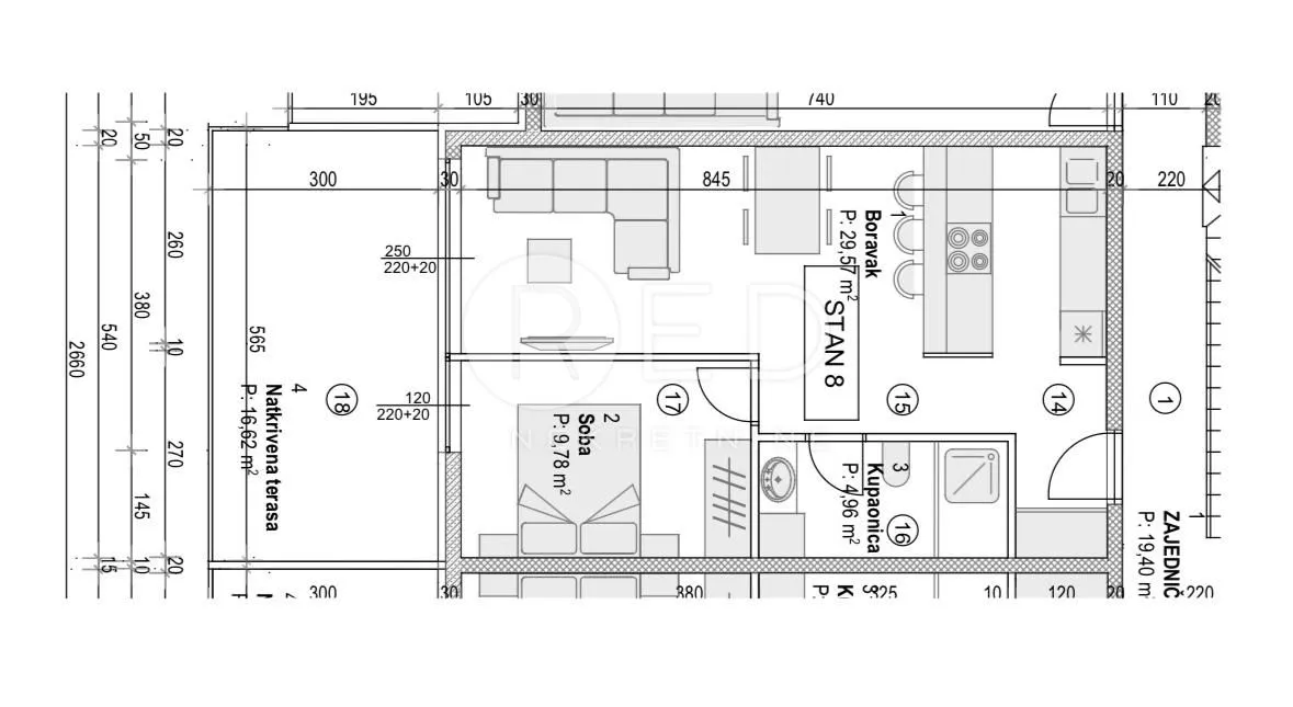atraktivna novogradnja 44.31 m2, 300 m od mora, povljana, pag - slika 8