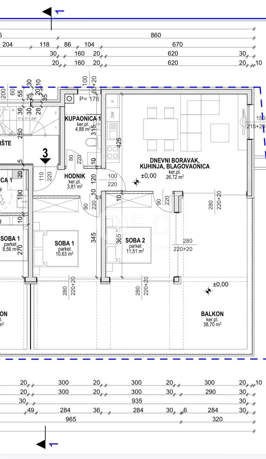 ekskluzivan stan u novogradnji 87.39 m2, povljana - pag - slika 9