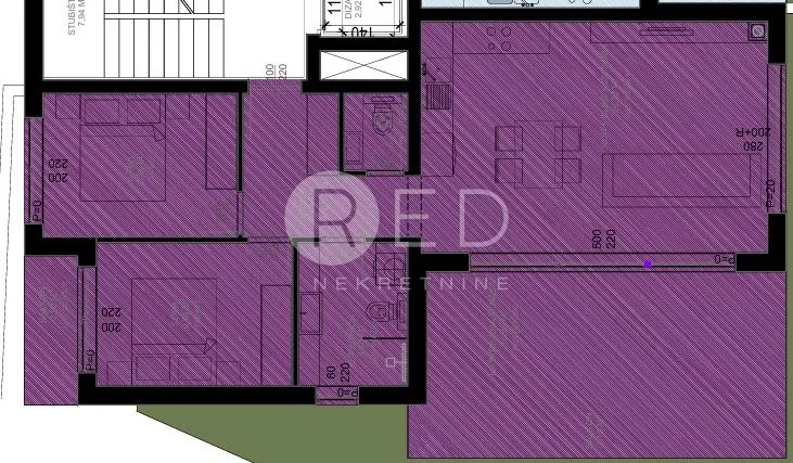 stan u prizemlju u novogradnji 85 m2 - sveti filip i jakov - slika 13