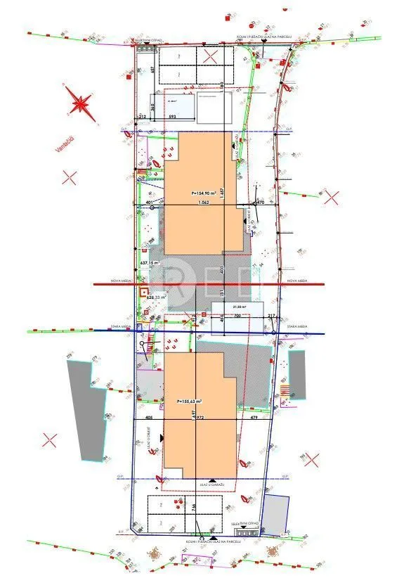 otok krk, malinska - kuća s projektom za vilu s bazenom - slika 7