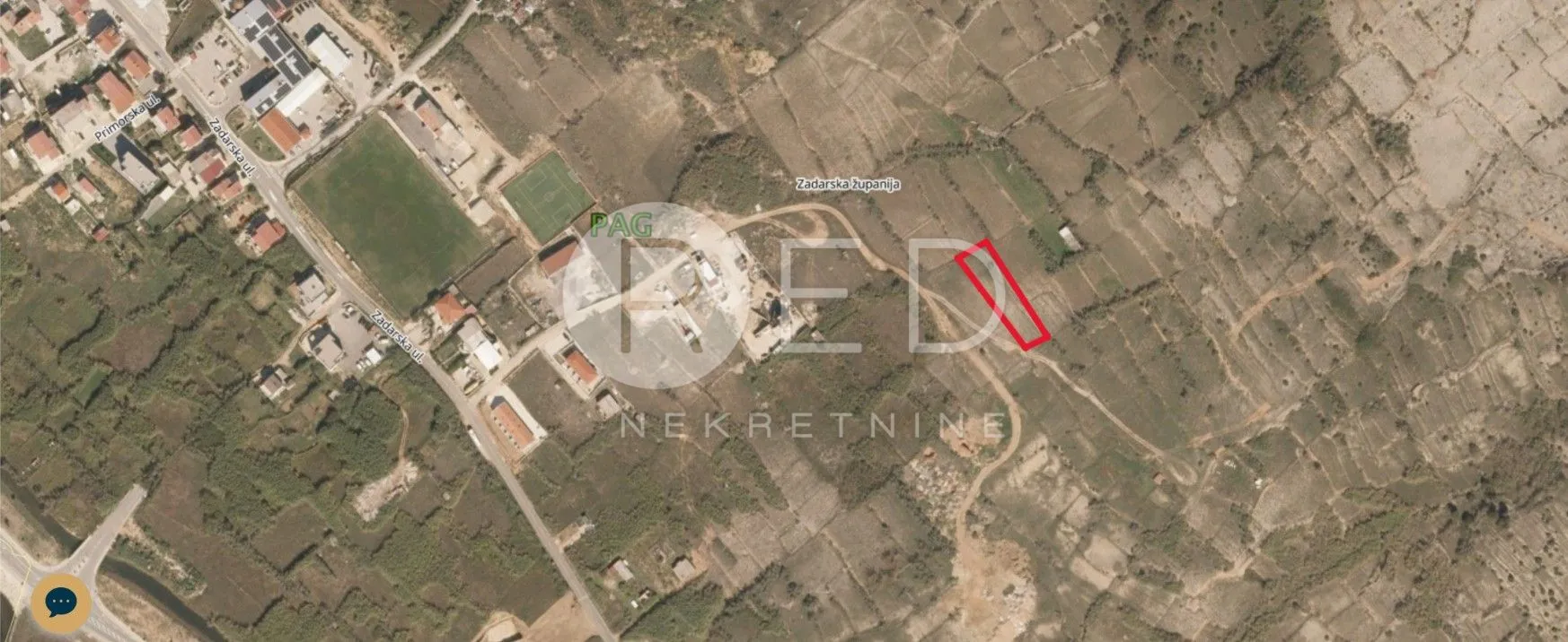 prodaju se poljoprivredna zemljišta površine 608 m2 - pag - slika 2