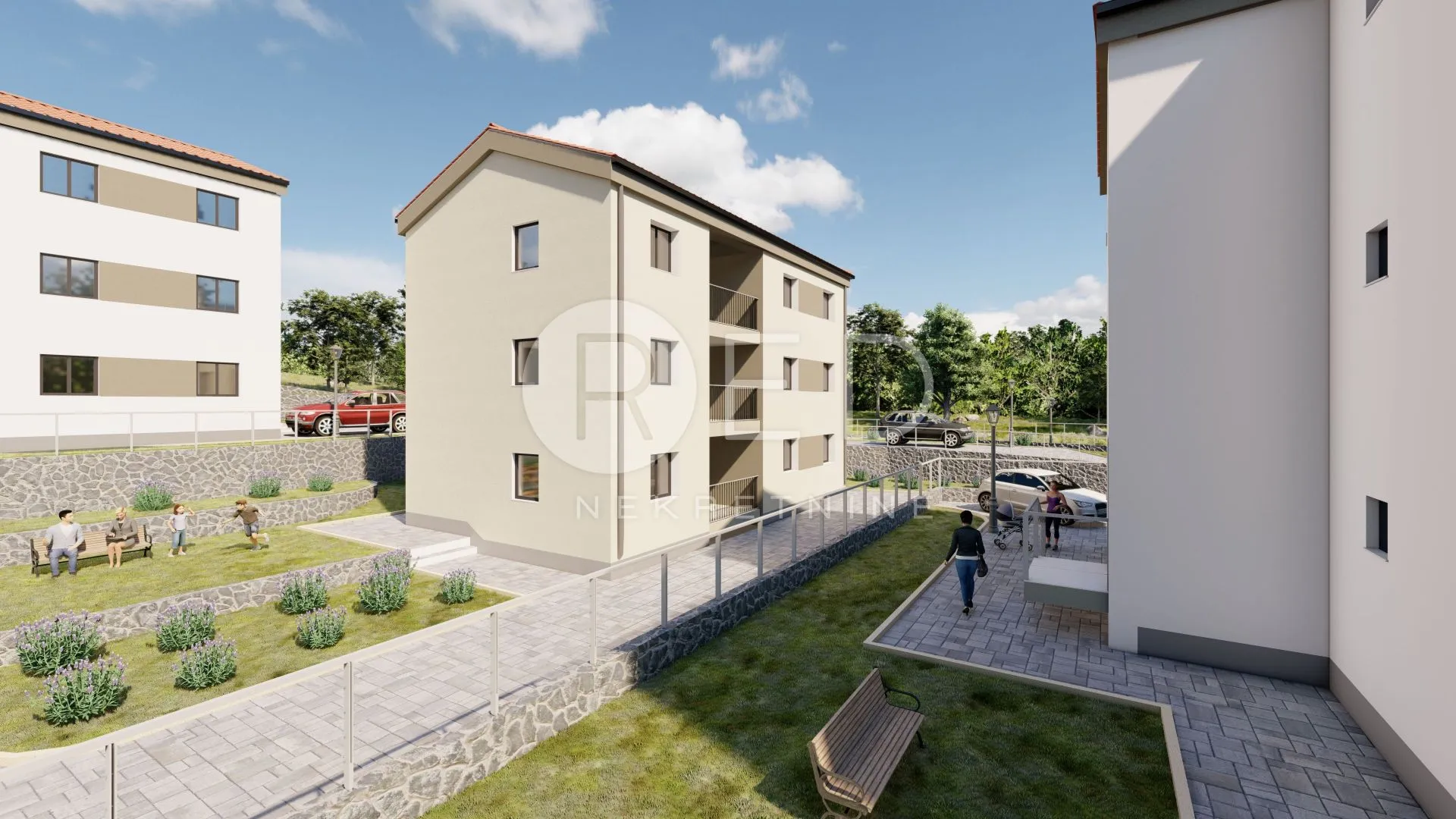 kastav - stan u izgradnji na drugom katu, 89,99 m2 - slika 2