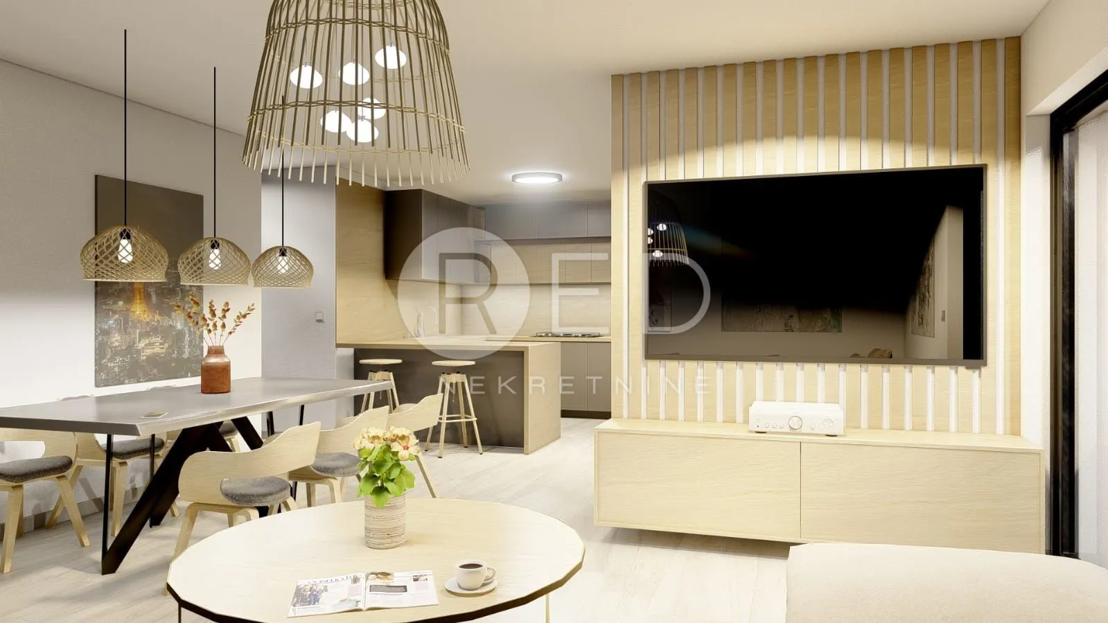 malinska - stan u izgradnji s pogledom na more, 80,05 m2 - slika 4