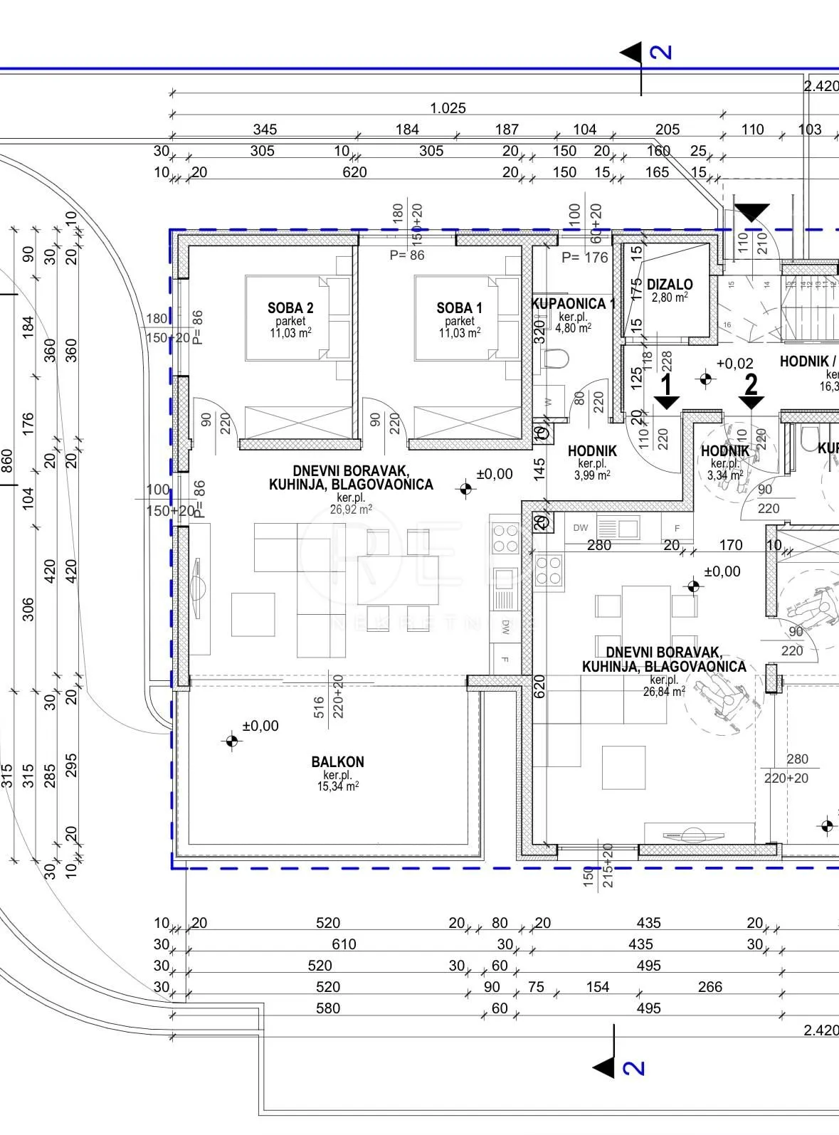 ekskluzivan stan u novogradnji 71.44 m2, povljana - pag - slika 9