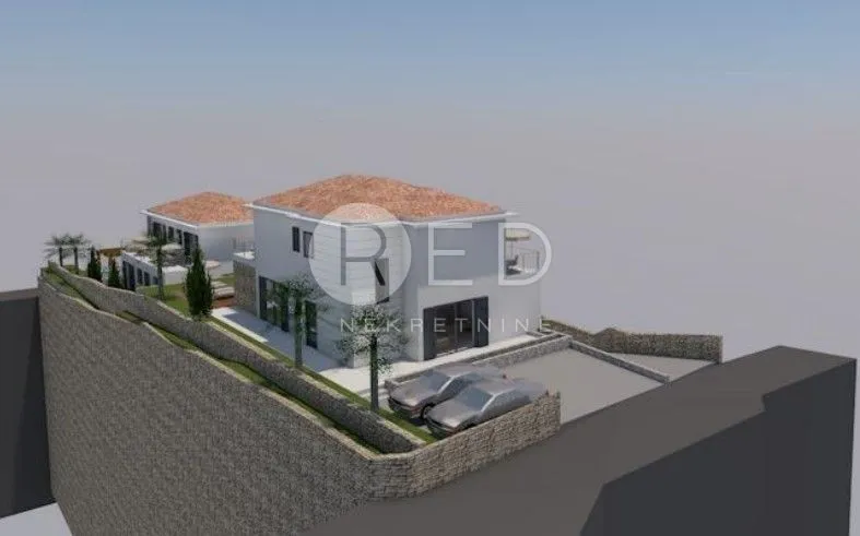 otok krk, malinska - kuća s projektom za vilu s bazenom - slika 9
