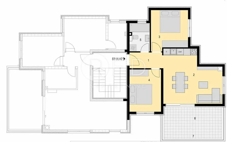 stan na drugom katu u novogradnji 62 m2 - pag - slika 8