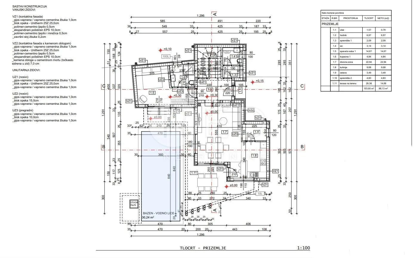 otok krk, okolica dobrinja - predivna kuća s bazenom, 175 m2 - slika 17