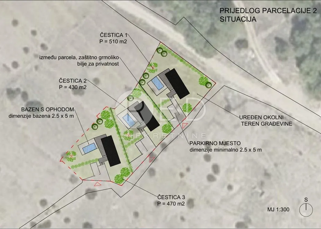prodaje se poljoprivredno zemljište površine 1478 m2 - pag - slika 3
