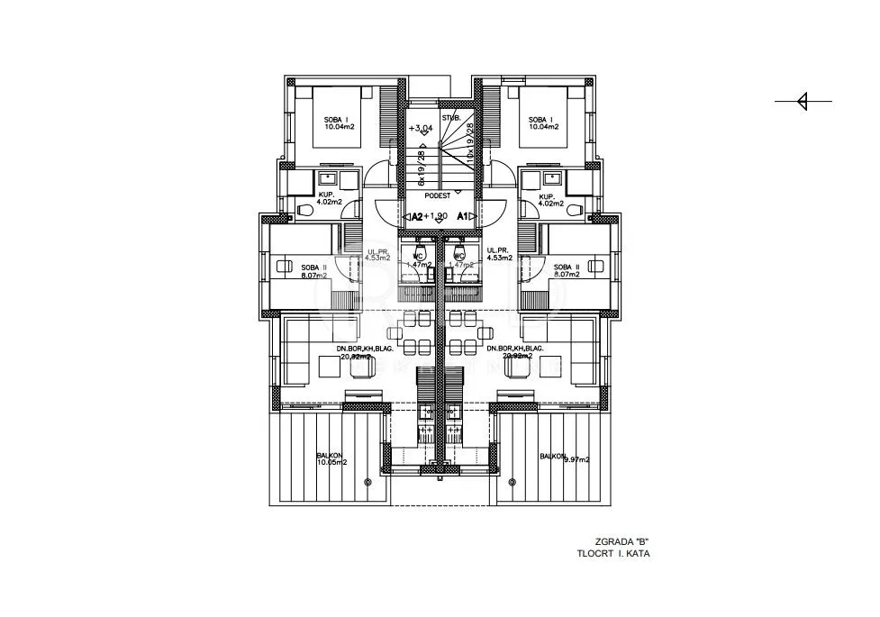 apartman u novogradnji, 1. kat 65,83 m2 - pag - slika 10